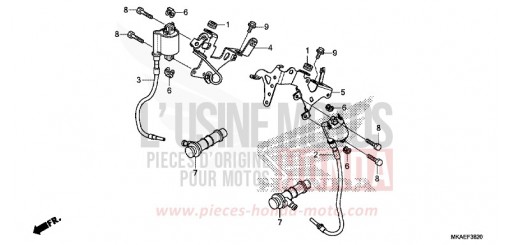 BOBINE D'ALLUMAGE NC750DH de 2017